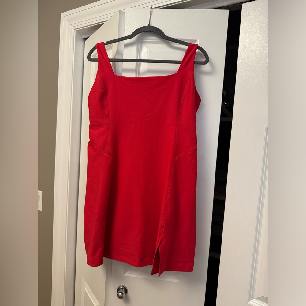 YPB sculptLUX Mini Dress in the shade Red, size XL